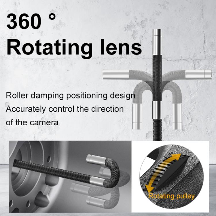 Endoscopio industriale P330 con schermo HD da 4,3 pollici e rotazione a 360 gradi., Single Lens 8mm / 1m Snake Tube, Single Lens 6mm / 1m Snake Tube, Single Lens 6mm / 1.5m Snake Tube