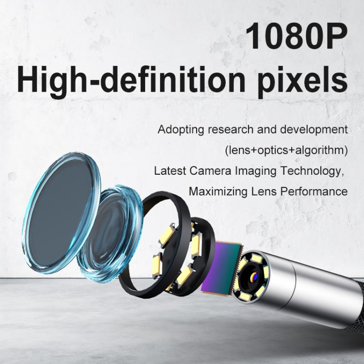 Endoscopio industriale P330 con schermo HD da 4,3 pollici e rotazione a 360 gradi., Single Lens 8mm / 1m Snake Tube, Single Lens 6mm / 1m Snake Tube, Single Lens 6mm / 1.5m Snake Tube