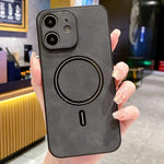 Custodia magnetica per telefono in similpelle effetto pelle di agnello, For iPhone 12, For iPhone 12 Pro Max, For iPhone 12 Pro, For iPhone 11 Pro Max