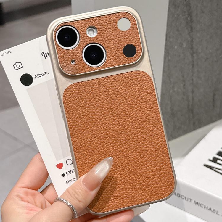 Si trasforma in una custodia per telefono con ampia finestra e texture effetto litchi satinato della serie 17., For iPhone 15 Pro Max, For iPhone 15 Pro, For iPhone 15 Plus, For iPhone 15