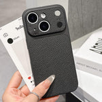 Si trasforma in una custodia per telefono con ampia finestra e texture effetto litchi satinato della serie 17., For iPhone 15 Pro Max, For iPhone 15 Pro, For iPhone 15 Plus, For iPhone 15