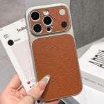 Si trasforma in una custodia per telefono con ampia finestra e texture effetto litchi satinato della serie 17., For iPhone 13 Pro Max, For iPhone 13 Pro, For iPhone 13, For iPhone 12
