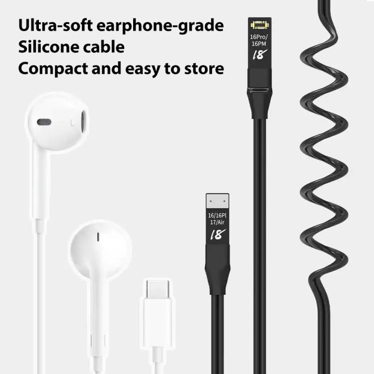 18 tipi di cavi Power Line Exploration Edition per iPhone 8-17 Pro Max, 18 Kinds Exploration Edition