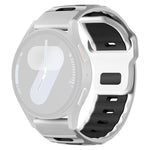 Cinturino per orologio xDfin Flat-head in silicone bicolore, 20mm, 22mm