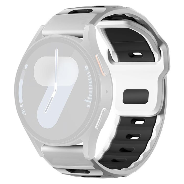 Cinturino per orologio xDfin Flat-head in silicone bicolore, 20mm, 22mm