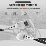 Cinturino per orologio xDfin Flat-head in silicone bicolore, 20mm, 22mm