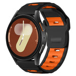 Cinturino per orologio xDfin Flat-head in silicone bicolore, 20mm, 22mm