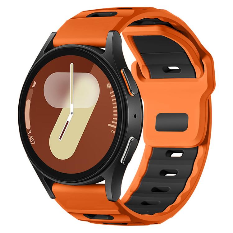 Cinturino per orologio xDfin Flat-head in silicone bicolore, 20mm, 22mm