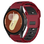 Cinturino per orologio xDfin Flat-head in silicone bicolore, 20mm, 22mm