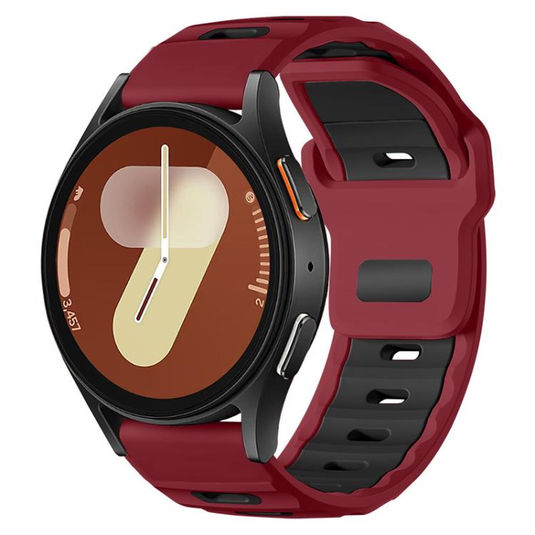 Cinturino per orologio xDfin Flat-head in silicone bicolore, 20mm, 22mm