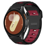 Cinturino per orologio xDfin Flat-head in silicone bicolore, 20mm, 22mm