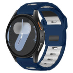 Cinturino per orologio xDfin Flat-head in silicone bicolore, 20mm, 22mm