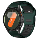 Cinturino per orologio xDfin Flat-head in silicone bicolore, 20mm, 22mm