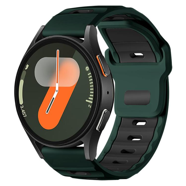 Cinturino per orologio xDfin Flat-head in silicone bicolore, 20mm, 22mm