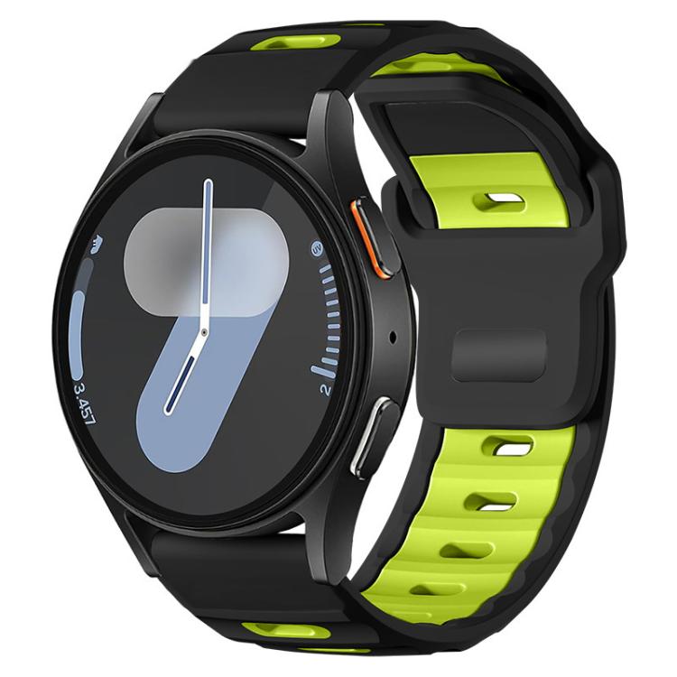 Cinturino per orologio xDfin Flat-head in silicone bicolore, 20mm, 22mm