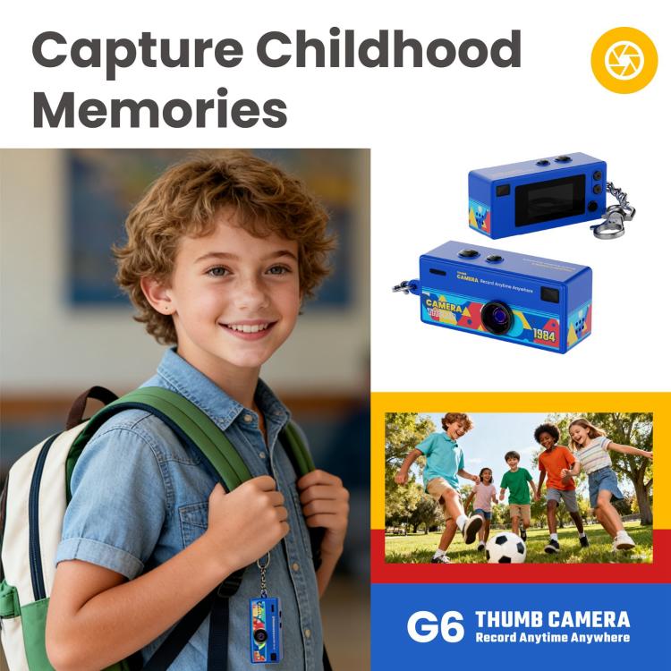 Mini fotocamera digitale bambini con schermo TFT 0,96"