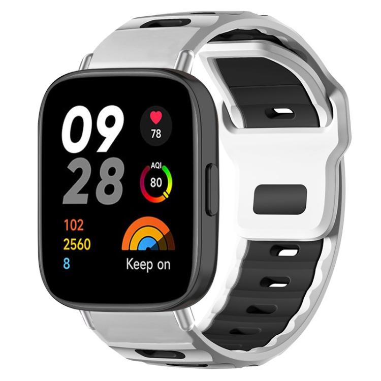 Cinturino per orologio xDfin Flat-head in silicone bicolore, For Redmi Watch 3