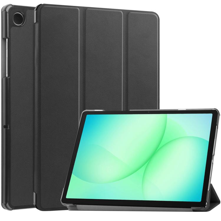 Custodia per tablet Custer Pure Color con supporto a 3 ante in pelle., For Samsung Galaxy Tab A11+