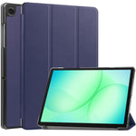 Custodia per tablet Custer Pure Color con supporto a 3 ante in pelle., For Samsung Galaxy Tab A11+