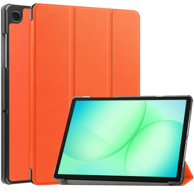 Custodia per tablet Custer Pure Color con supporto a 3 ante in pelle., For Samsung Galaxy Tab A11+
