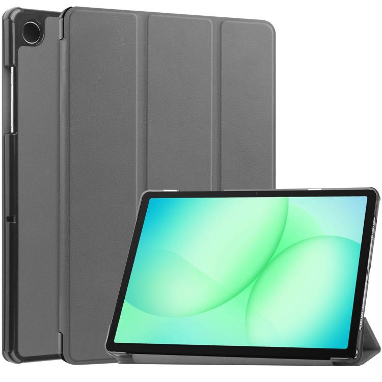 Custodia per tablet Custer Pure Color con supporto a 3 ante in pelle., For Samsung Galaxy Tab A11+