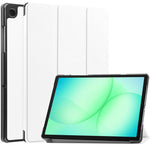 Custodia per tablet Custer Pure Color con supporto a 3 ante in pelle., For Samsung Galaxy Tab A11+