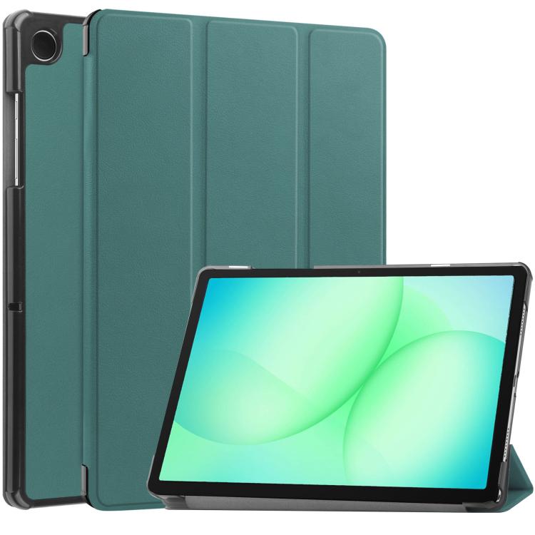 Custodia per tablet Custer Pure Color con supporto a 3 ante in pelle., For Samsung Galaxy Tab A11+