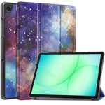 Custodia per tablet intelligente Custer con 3 ante, dipinta a mano., For Samsung Galaxy Tab A11+ / A9+