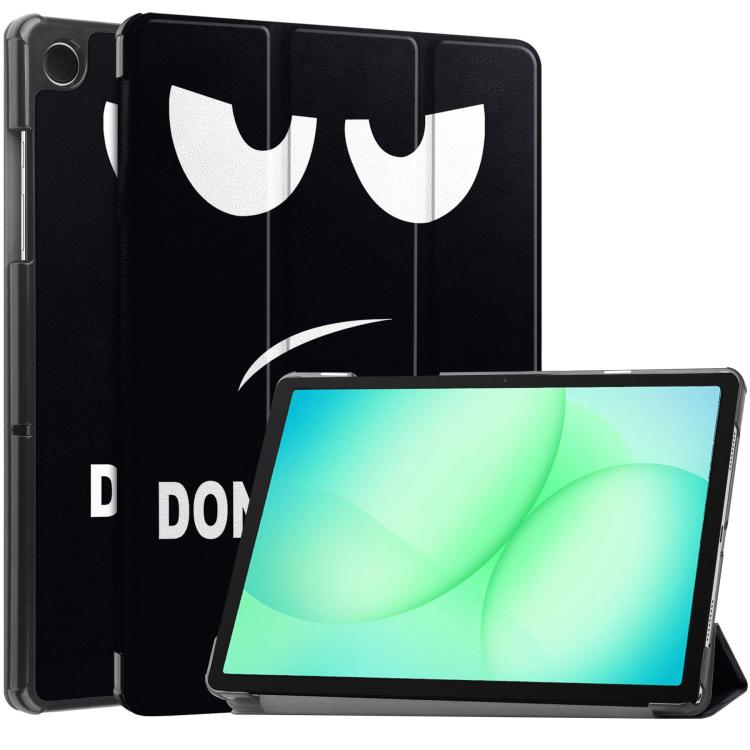 Custodia per tablet intelligente Custer con 3 ante, dipinta a mano., For Samsung Galaxy Tab A11+ / A9+