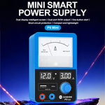 SUNSHINE P5 Mini Alimentatore intelligente con doppio display da 5V/3A e amperometro a lancetta, US Plug, EU Plug