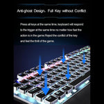 AULA F2088 104 Keys Wired Steampunk Retro Gaming Mechanical Keyboard, White Blue Switch, Pink Blue Switch, Black Blue Switch