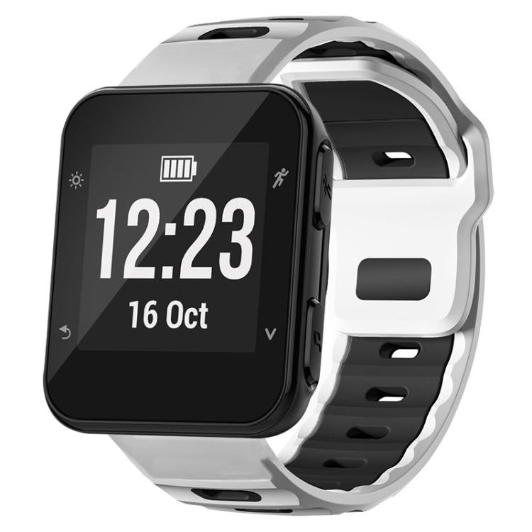 Cinturino per orologio xDfin Flat-head in silicone bicolore, For Garmin Forerunner 35/30/35j
