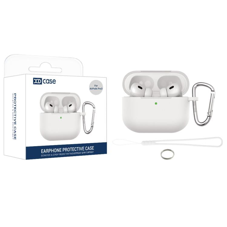 Custodia protettiva silicone per AirPods 4 con gancio