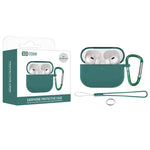 Custodia protettiva silicone per AirPods 4 con gancio