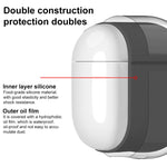 Custodia protettiva per auricolari XDcase in silicone spesso 2,5 mm con gancio., For AirPods Pro 3, For AirPods 4, For AirPods Pro 2 / 1