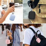 Custodia protettiva per auricolari XDcase in silicone spesso 2,5 mm con gancio., For AirPods Pro 3, For AirPods 4, For AirPods Pro 2 / 1