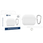 Custodia protettiva silicone per AirPods 4 con gancio
