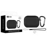 Custodia protettiva silicone per AirPods 4 con gancio
