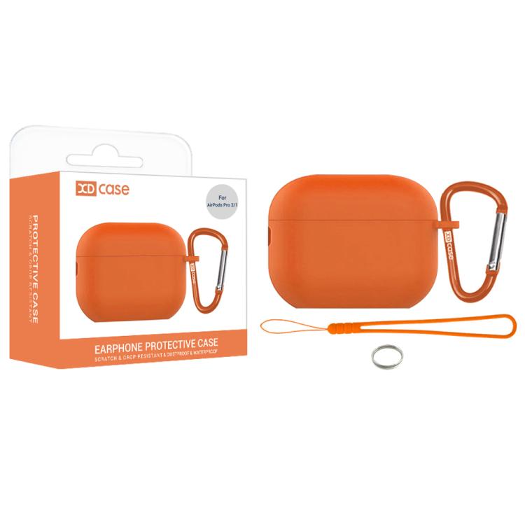 Custodia protettiva silicone per AirPods 4 con gancio