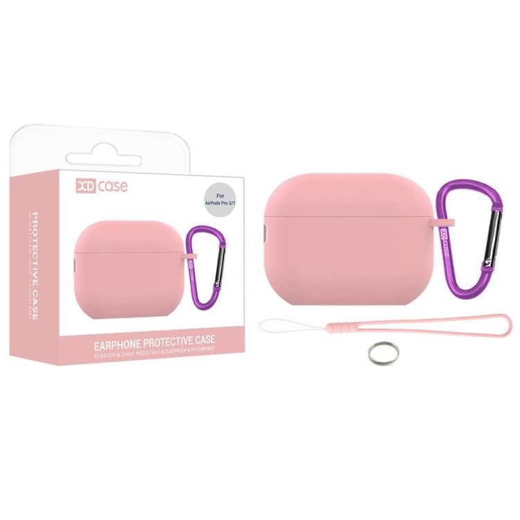 Custodia protettiva silicone per AirPods 4 con gancio