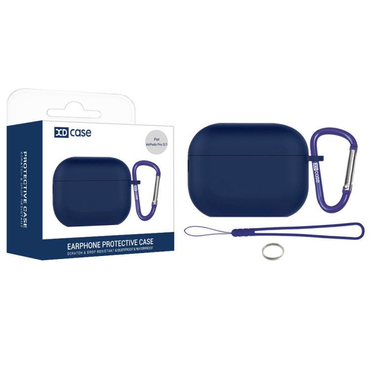 Custodia protettiva silicone per AirPods 4 con gancio