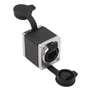 KNZ63YS RJ45 Network Cable Female to Female Short Adapter with Locking Function, KNZ63YS