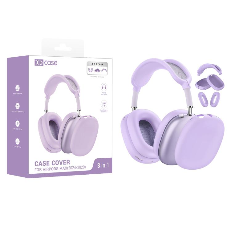 Custodia protettiva in silicone 3 in 1 per cuffie XDcase, For Apple AirPods Max / Max 2