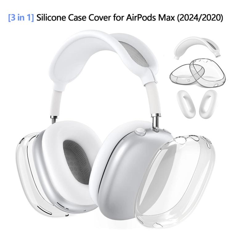 Custodia protettiva in silicone 3 in 1 per cuffie XDcase, For Apple AirPods Max / Max 2