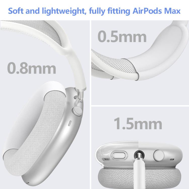 Custodia protettiva in silicone 3 in 1 per cuffie XDcase, For Apple AirPods Max / Max 2