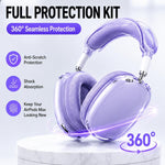 Custodia protettiva per cuffie XDcase 3 in 1 in TPU, For Apple AirPods Max / Max 2