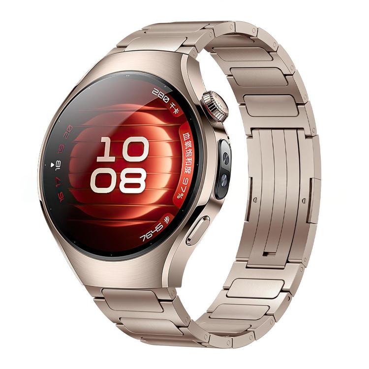Cinturino per orologio xDfind in lega di titanio con chiusura pieghevole a sgancio rapido., For Huawei Watch 5 42mm