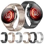 Cinturino per orologio xDfind in lega di titanio con chiusura pieghevole a sgancio rapido., For Huawei Watch 5 42mm
