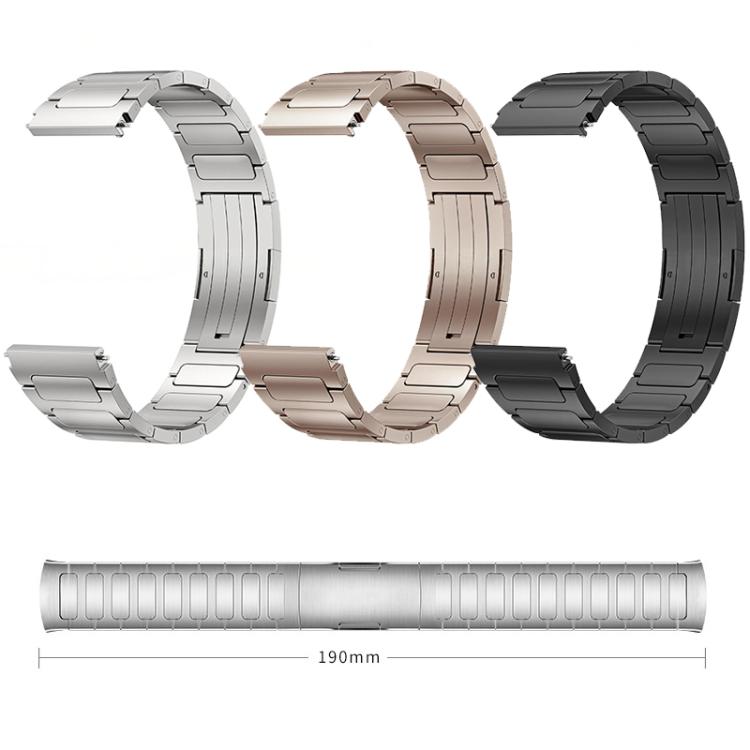 Cinturino per orologio xDfind in lega di titanio con chiusura pieghevole a sgancio rapido., For Huawei Watch 5 42mm
