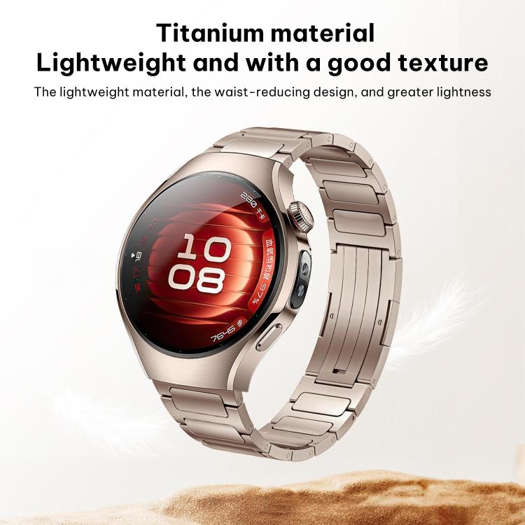Cinturino per orologio xDfind in lega di titanio con chiusura pieghevole a sgancio rapido., For Huawei Watch 5 42mm